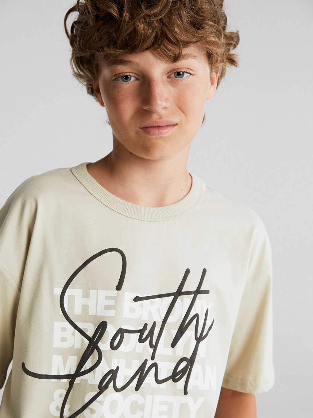 LCW Kids Crew Neck Boys' T-Shirt and Shorts -S5PY76Z4-G8L