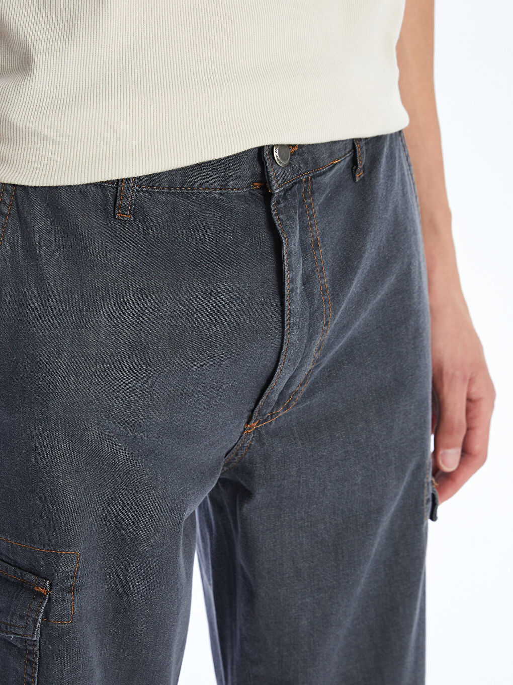 LCW Jeans Standard Fit Men's Denim Shorts -S5Q045Z8-309