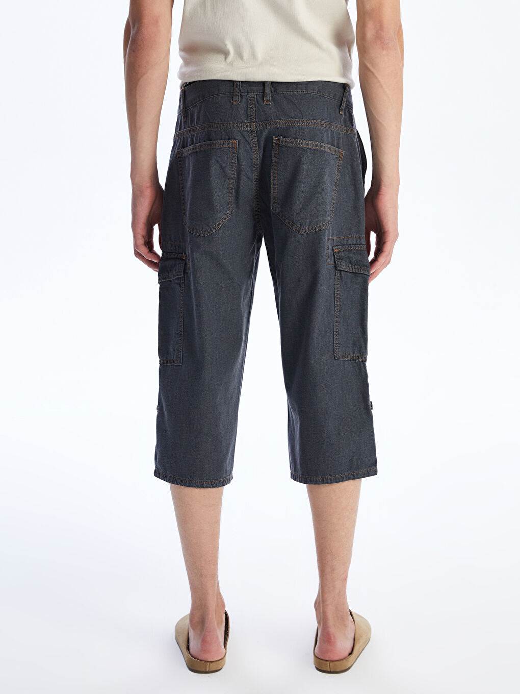 LCW Jeans Standard Fit Men's Denim Shorts -S5Q045Z8-309