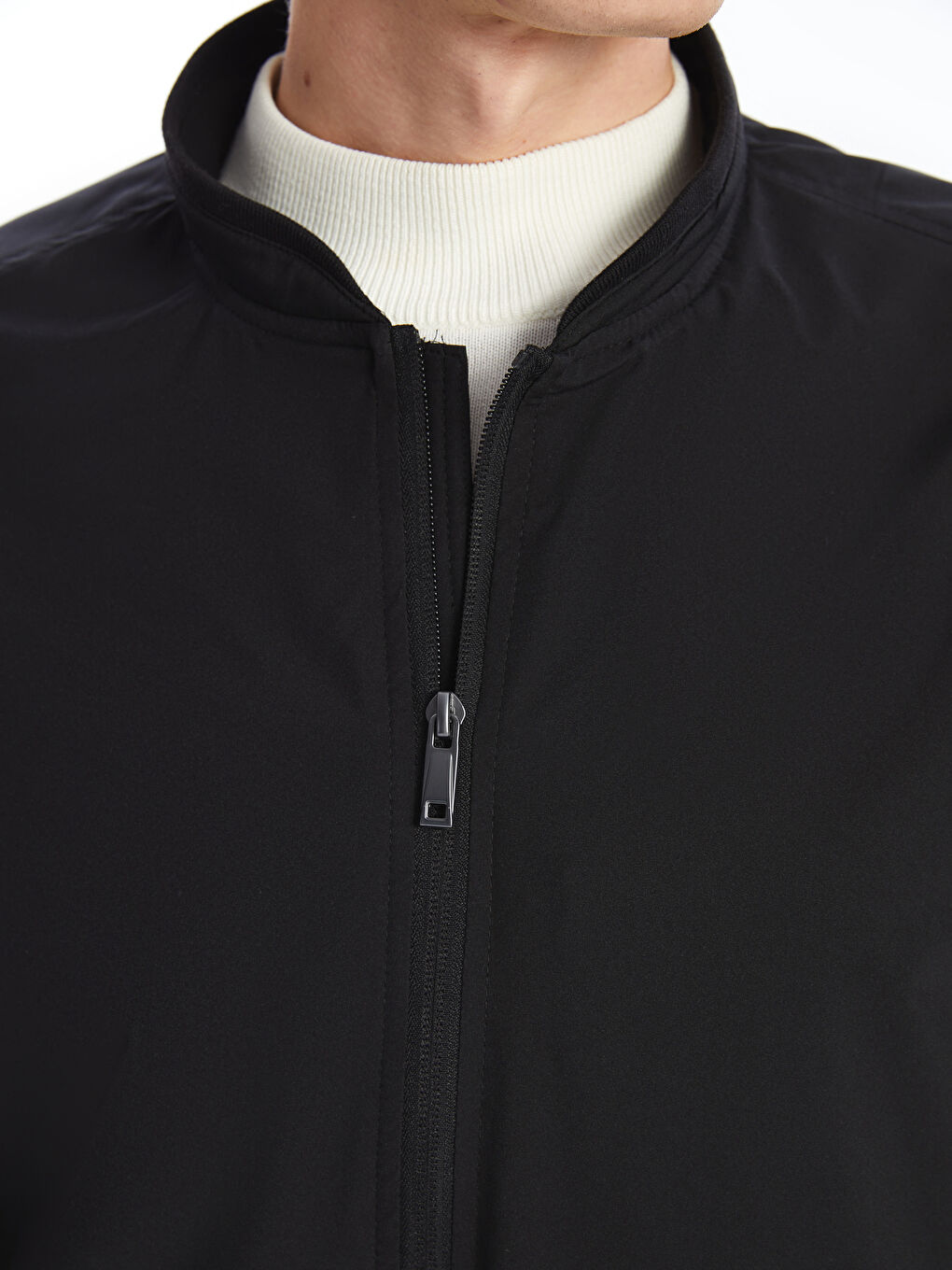 معطف أسود رجل-5