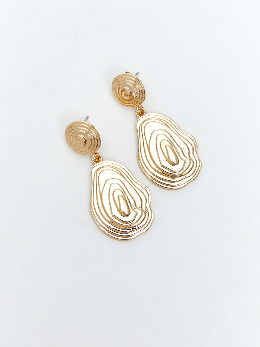 Sarı Desenli Kadın Küpe