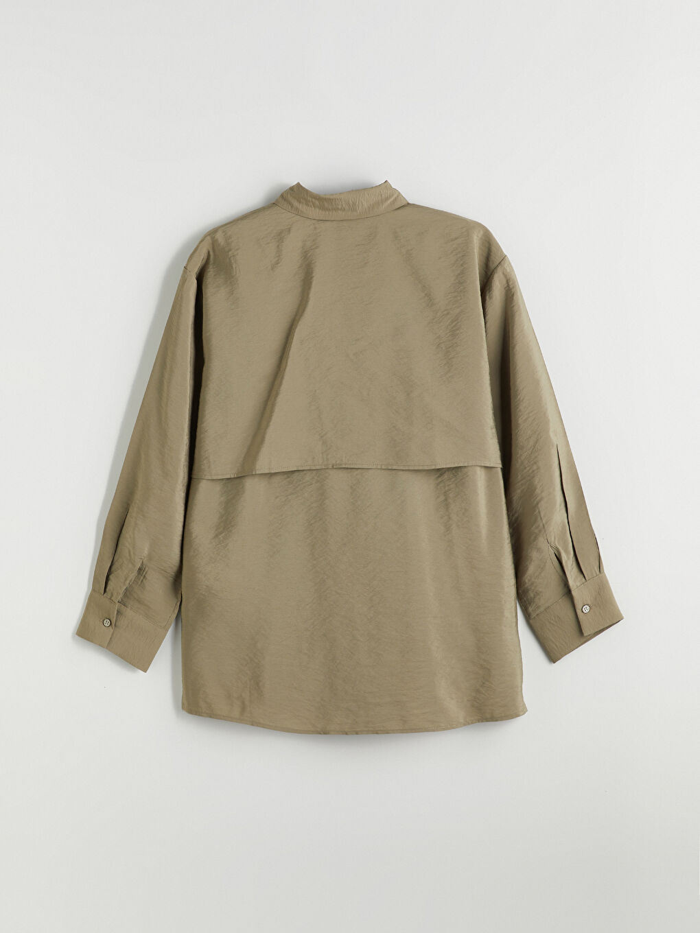 LCW Modest Modal Blend Women's Shirt Tunic -S5Q078Z8-GWK