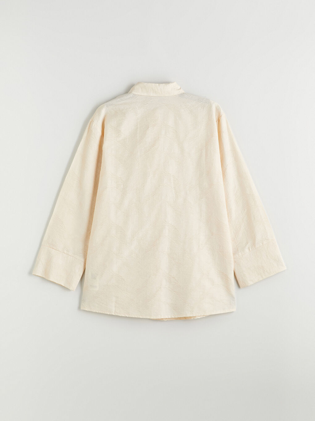 LCW Modest Textured Women's Shirt Tunic -S5Q085Z8-EEW