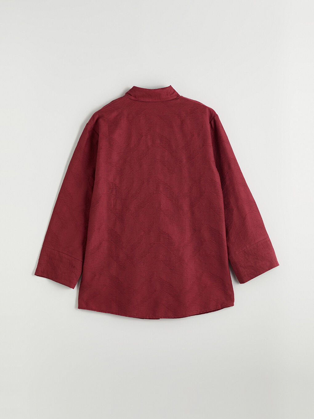 LCW Modest Textured Women's Shirt Tunic -S5Q085Z8-HJE