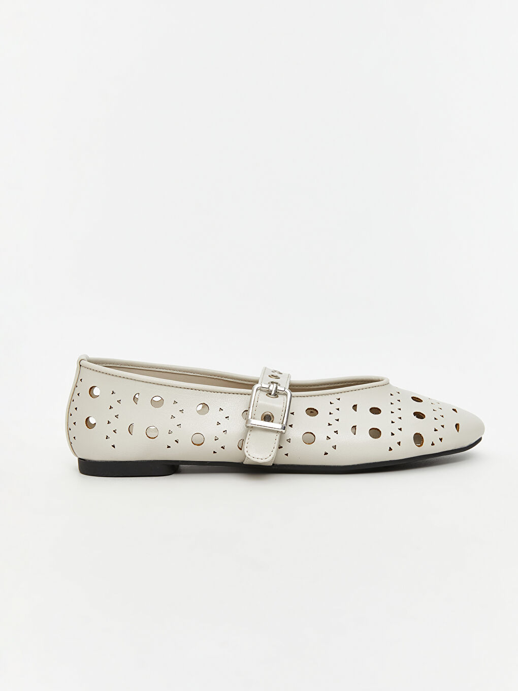 Leather Look Women's Flat Shoes -S5Q117Z8-FEJ