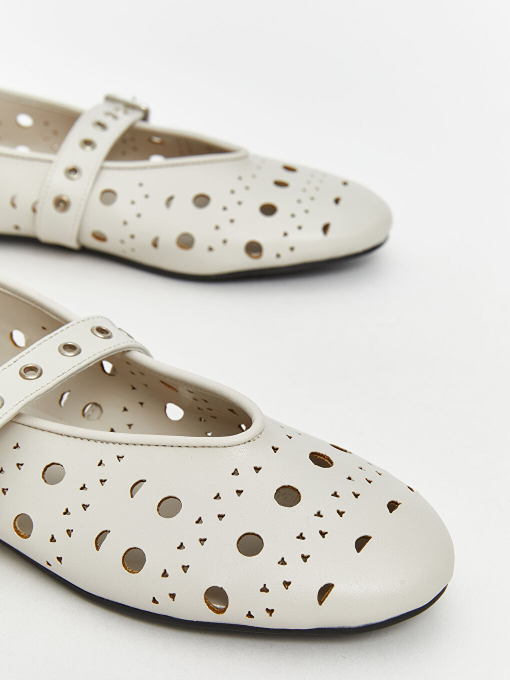 Leather Look Women's Flat Shoes -S5Q117Z8-FEJ