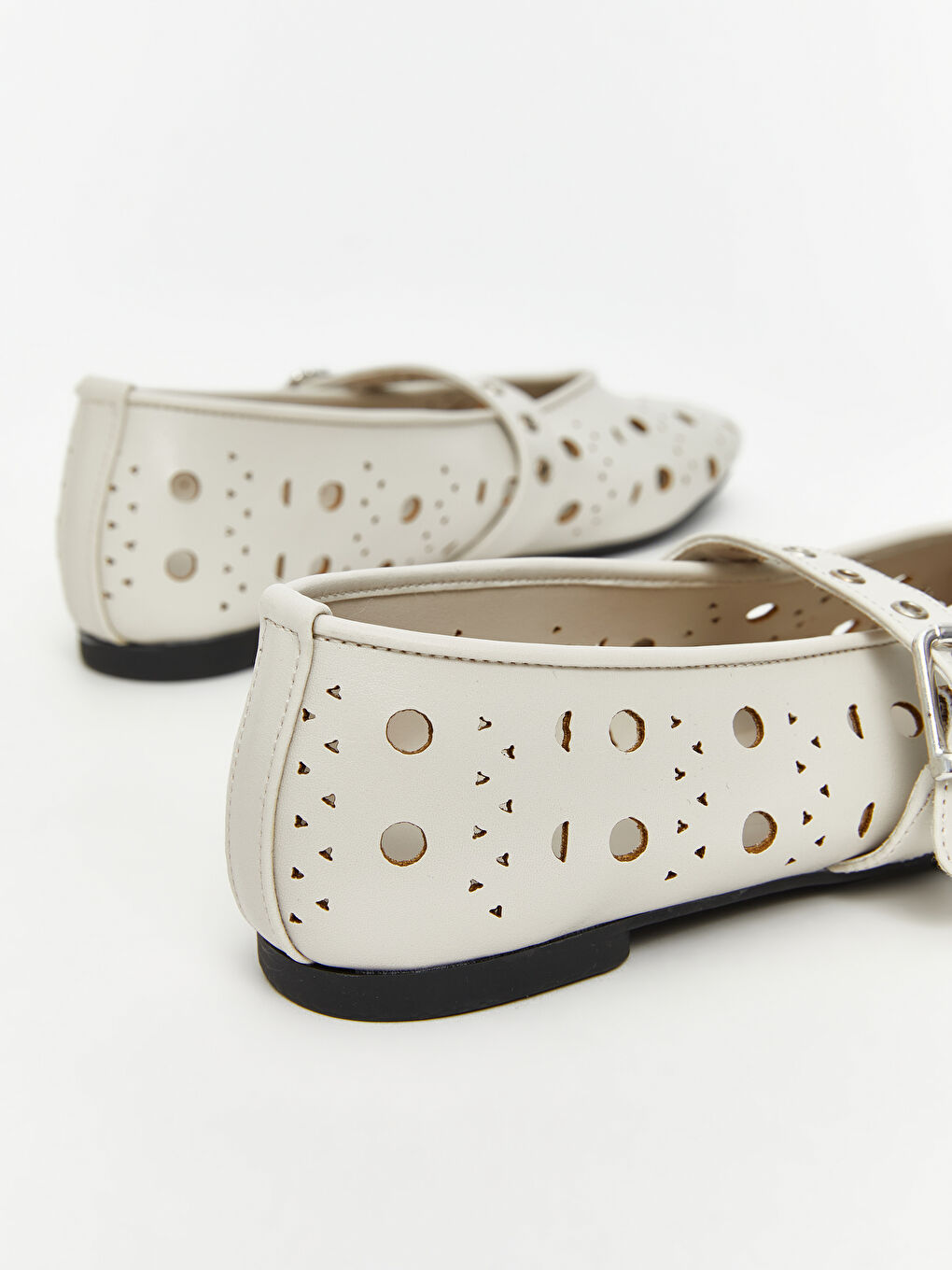 Leather Look Women's Flat Shoes -S5Q117Z8-FEJ