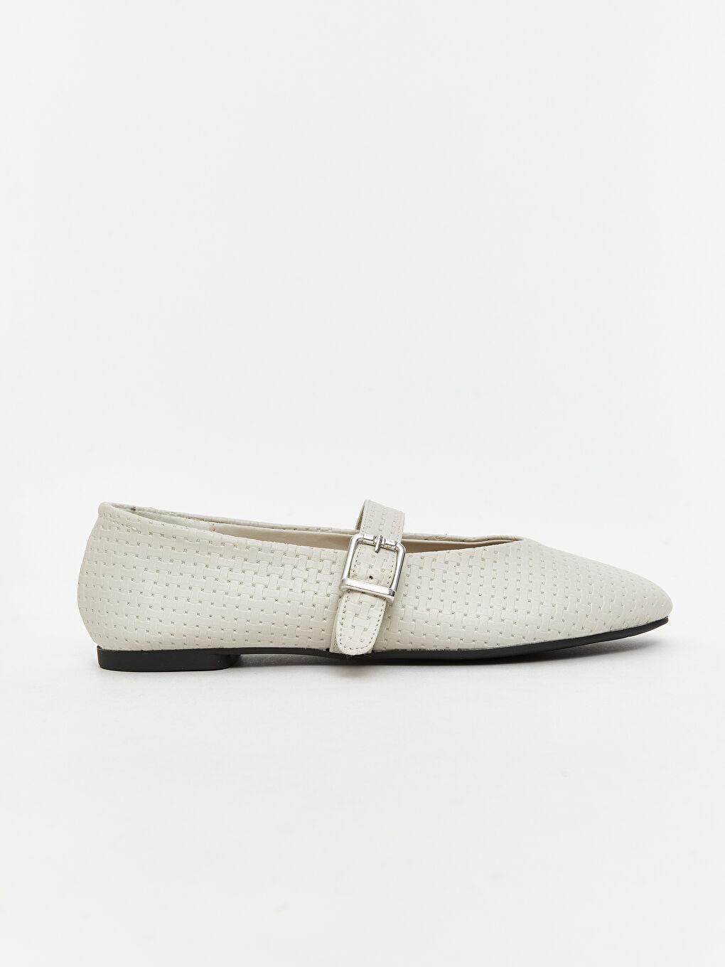Leather Look Woman Flat Shoes -S5Q118Z8-FEJ