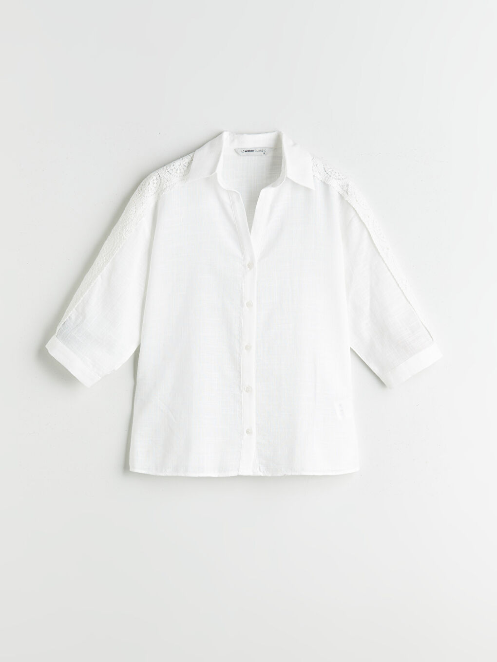 LCWAIKIKI Classic Woman ECRU Shirt -S5Q185Z8-R9J