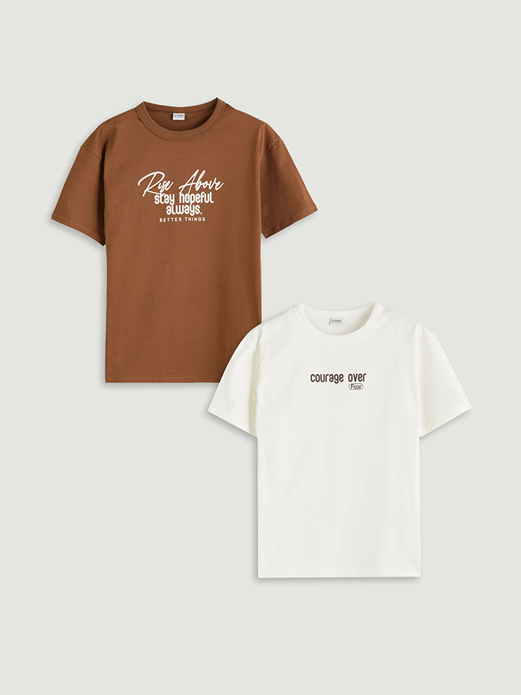 Crew Neck Boys' T-Shirt 2 Pack -S5Q205Z4-H6U
