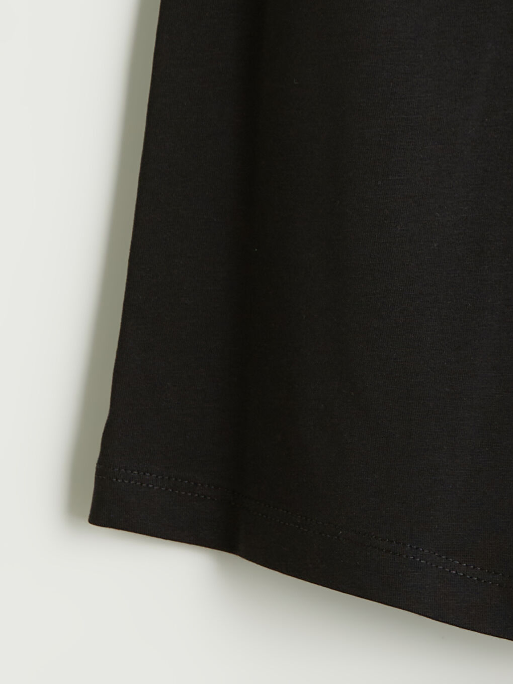 Siyah Beli Lastikli Erkek Çocuk Pijama Şort-1