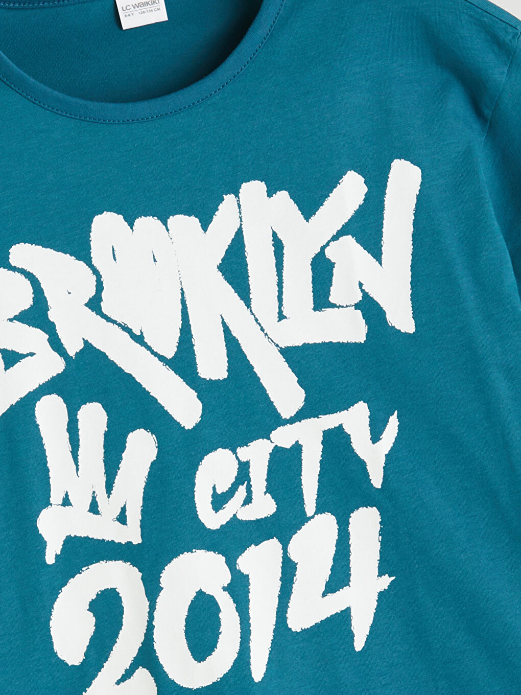 Yeşil Bisiklet Yaka Erkek Çocuk Pijama Üst-1