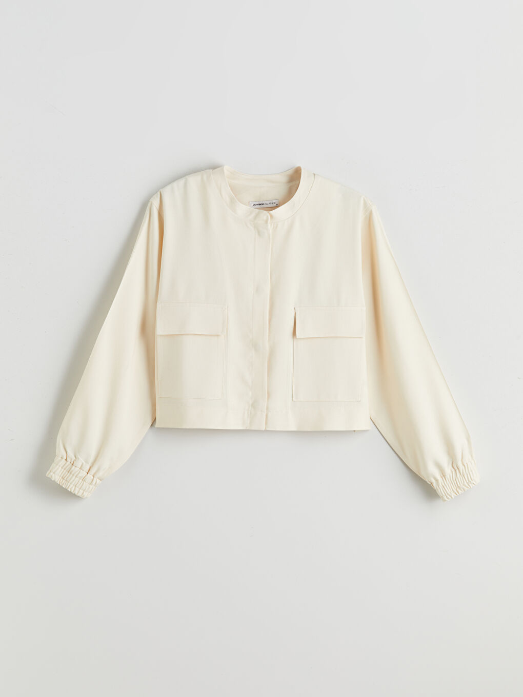 LCWAIKIKI Classic Crew Neck Women's Jacket -S5Q240Z8-FQQ