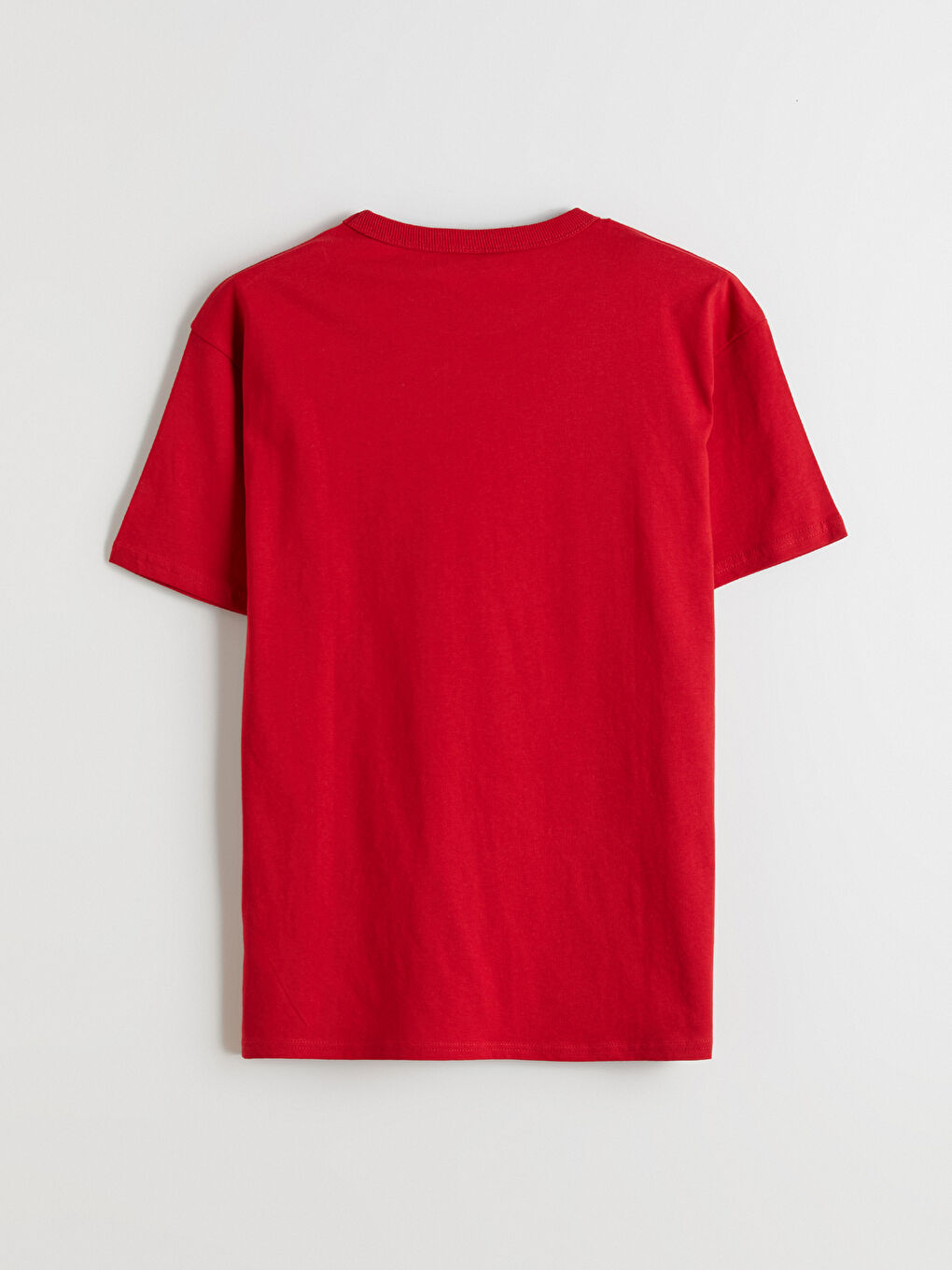 Kırmızı Bisiklet Yaka Erkek Çocuk Tişört-2