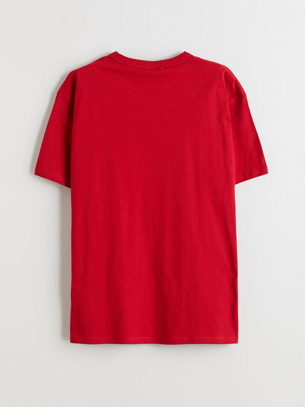 Kırmızı Bisiklet Yaka Erkek Çocuk Tişört-2