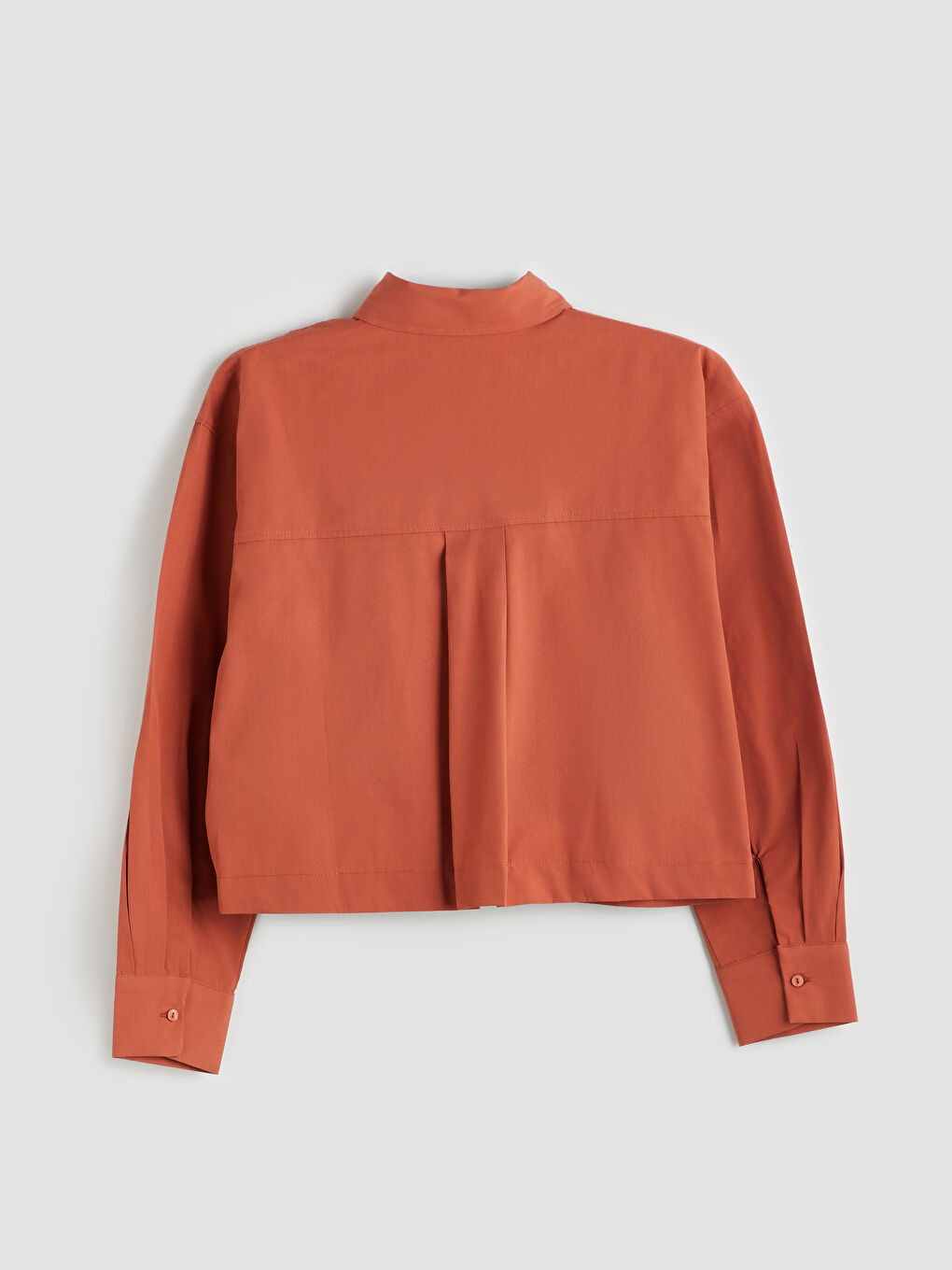 LCWAIKIKI Classic Crop Women's Shirt -S5Q274Z8-H4W