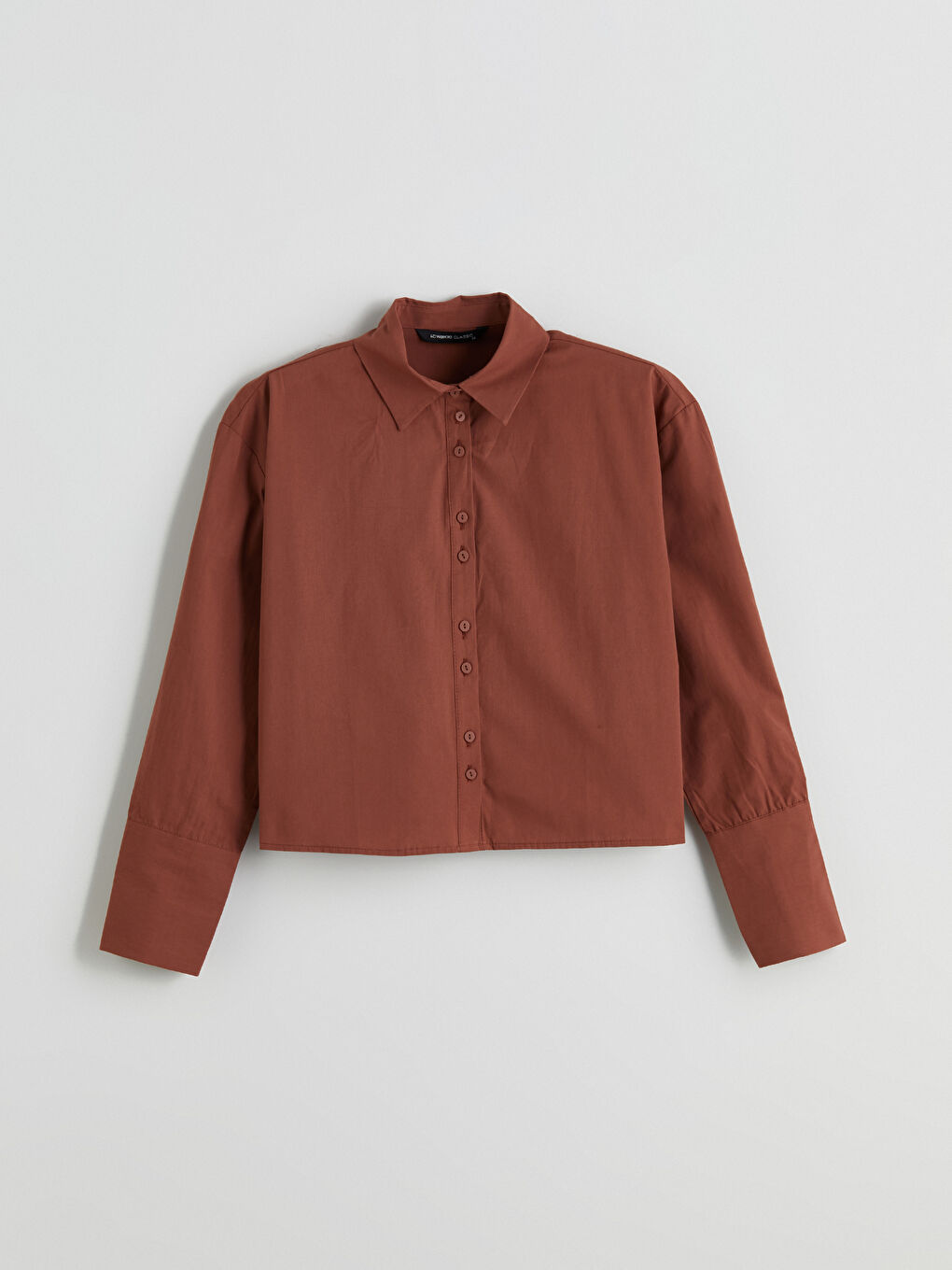 LCWAIKIKI Classic Crop Women's Shirt -S5Q276Z8-HHA