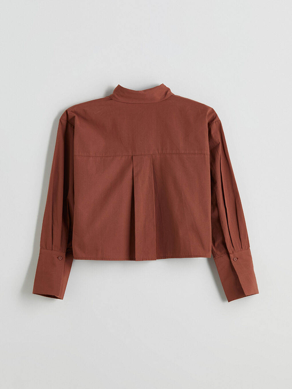 LCWAIKIKI Classic Crop Women's Shirt -S5Q276Z8-HHA