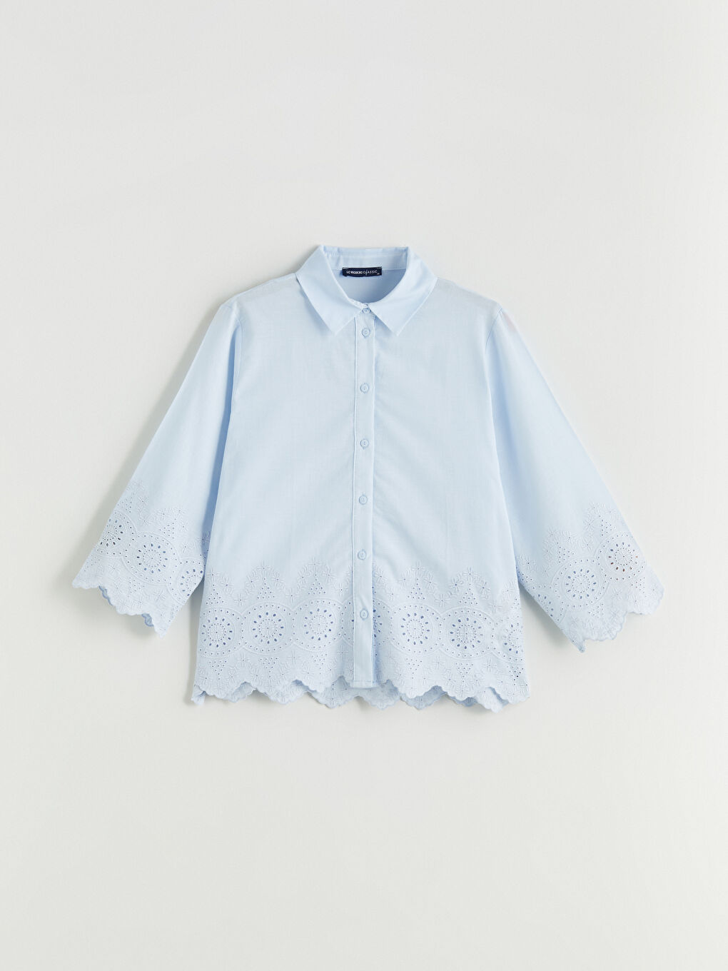 LCWAIKIKI Classic Woman BLUE Shirt -S5Q277Z8-DHU