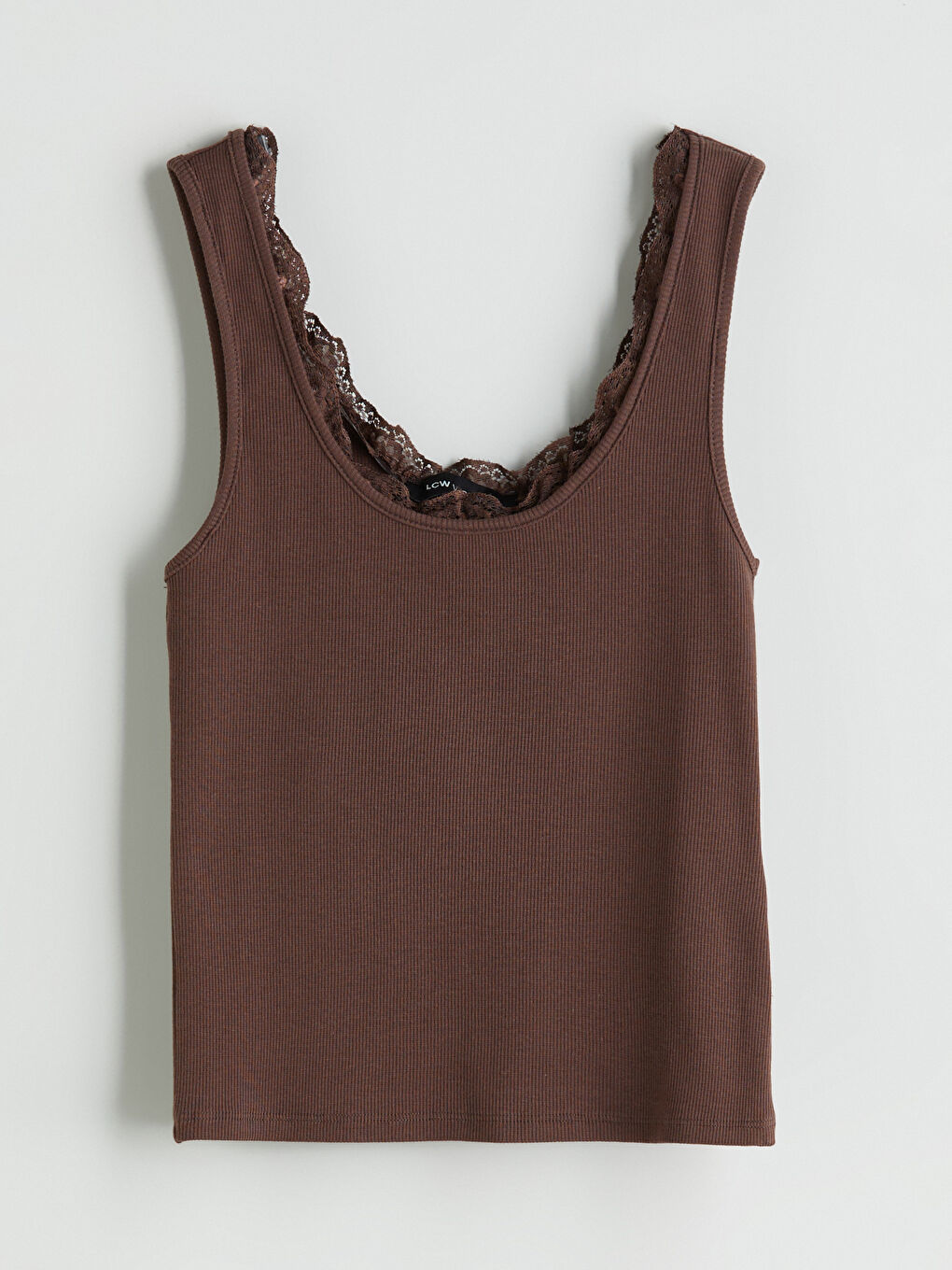 U Neck Lace Detailed Women's Tank Top -S5Q294Z8-HLD