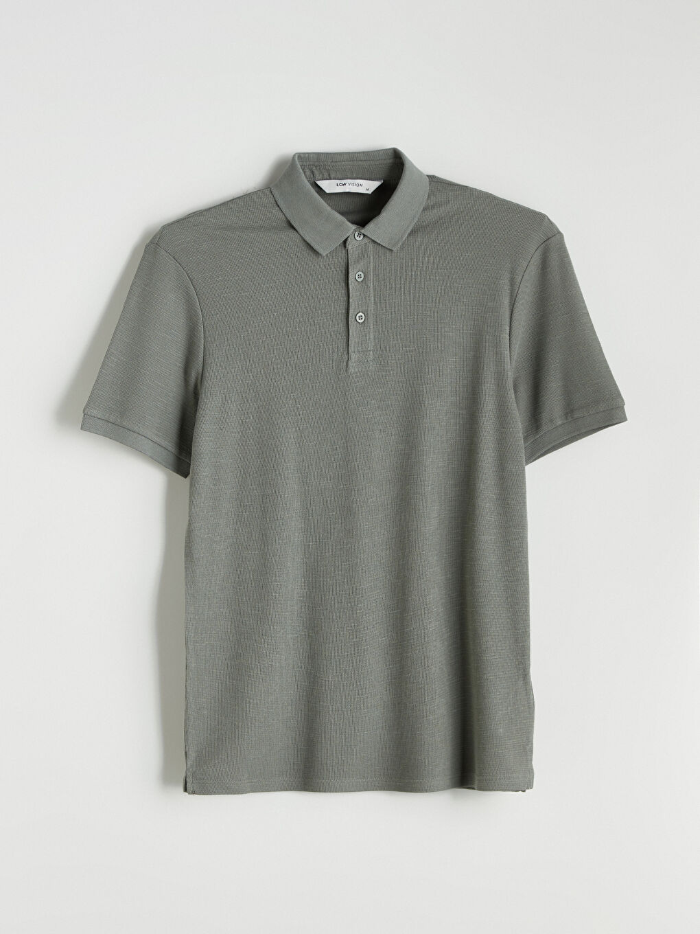 Polo Neck Short Sleeve Men's T-Shirt -S5Q295Z8-GC9 - LC Waikiki