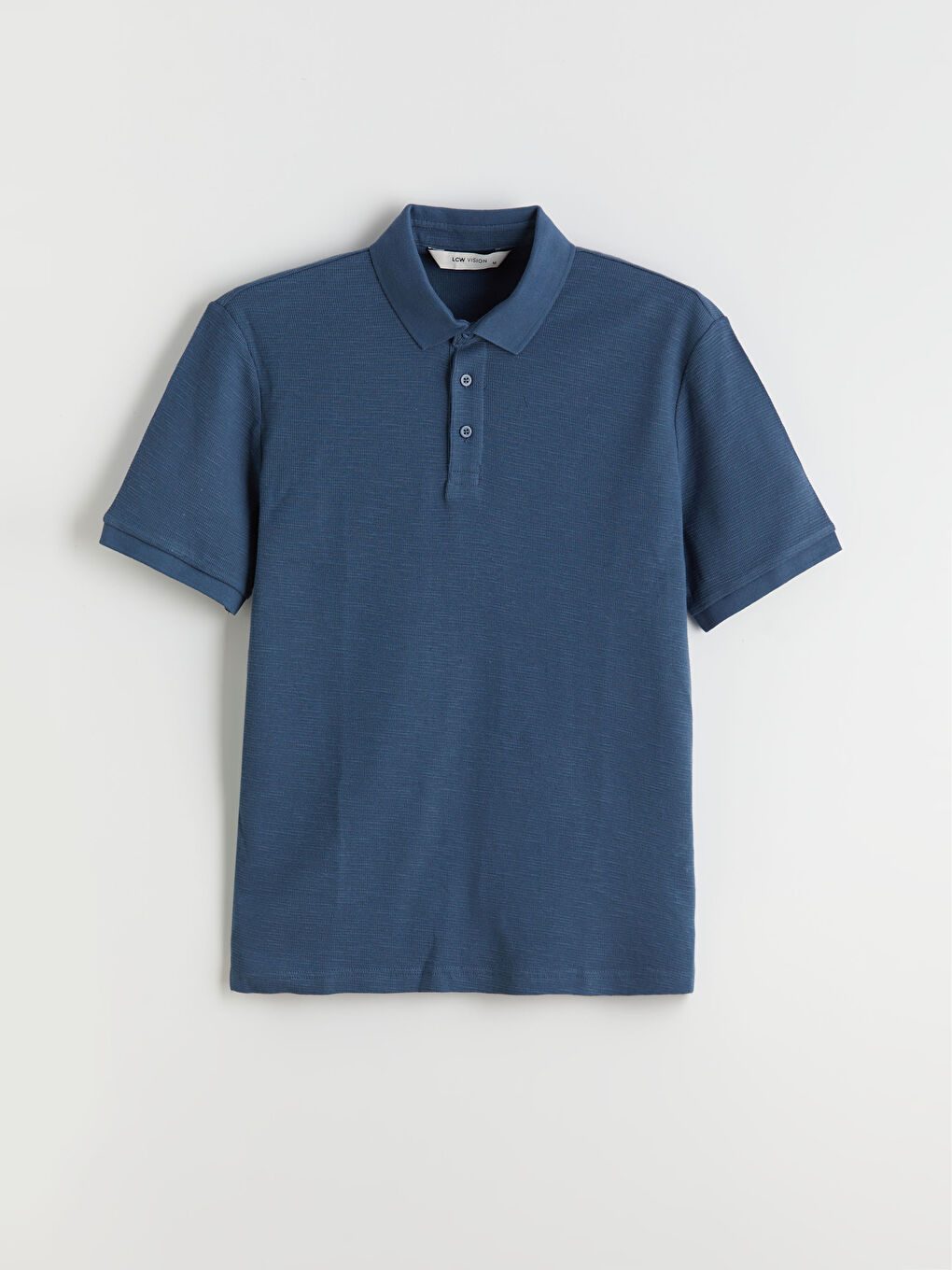 تي شيرت برقبة بولو وكم قصير رجال-4