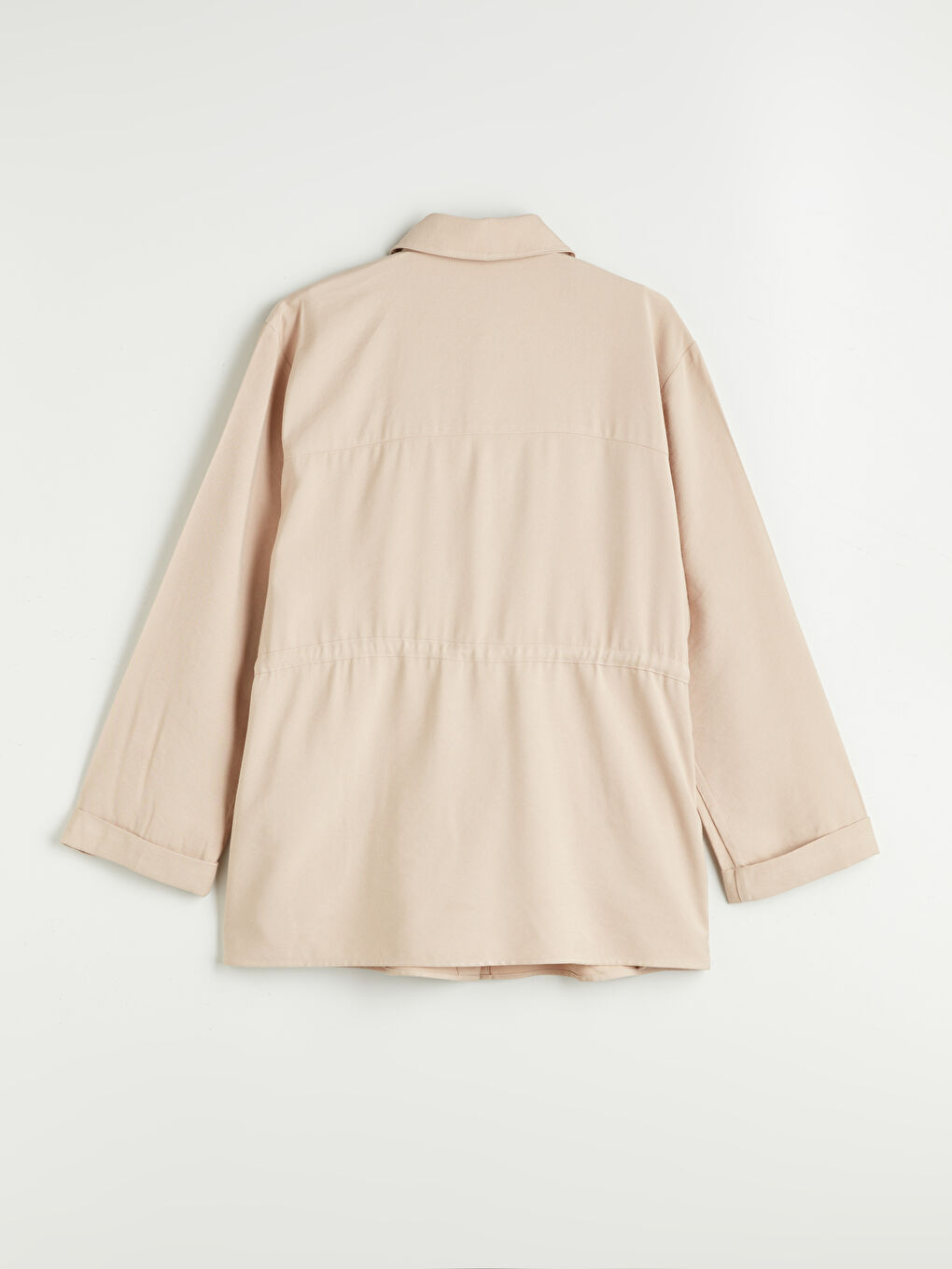 Kahverengi Büzgülü Kadın Gömlek Tunik-9