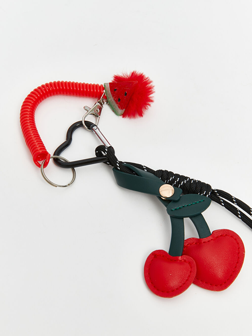 Kiraz Figürlü Kadın Anahtarlık-1