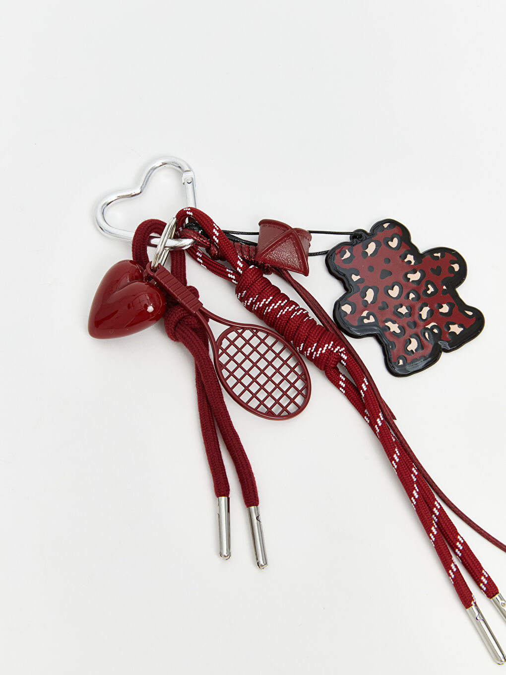 Kalp Figürlü Kadın Anahtarlık-1