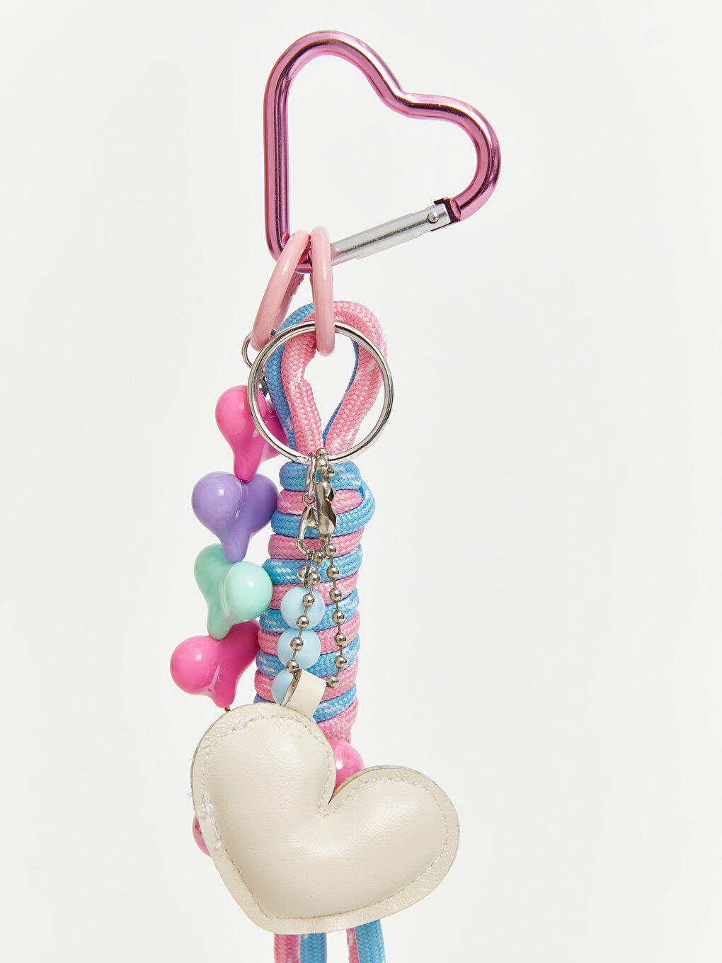 Kalp Figürlü Kadın Anahtarlık-1