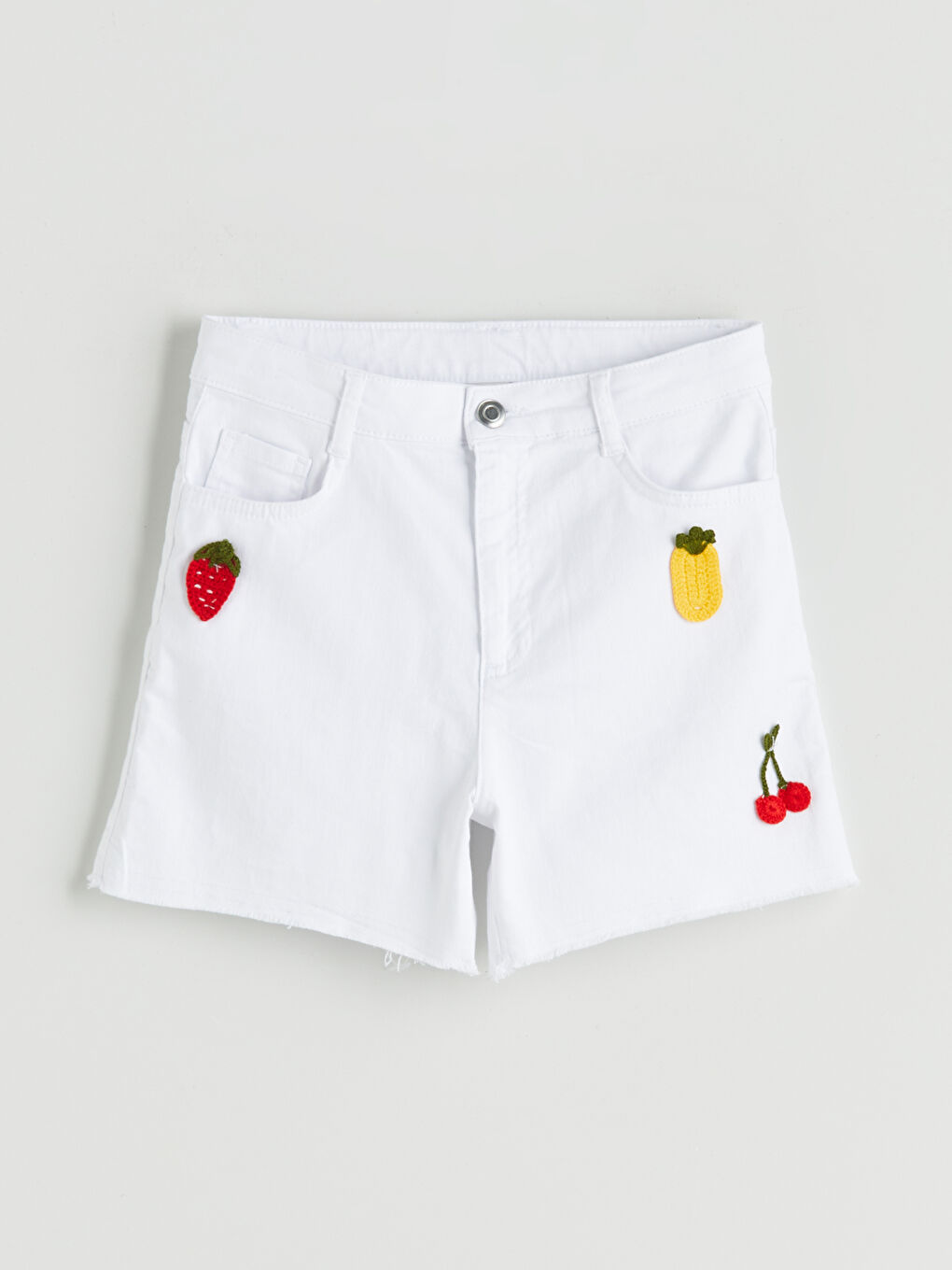 Girl WHITE Shorts -S5Q320Z4-Q6K