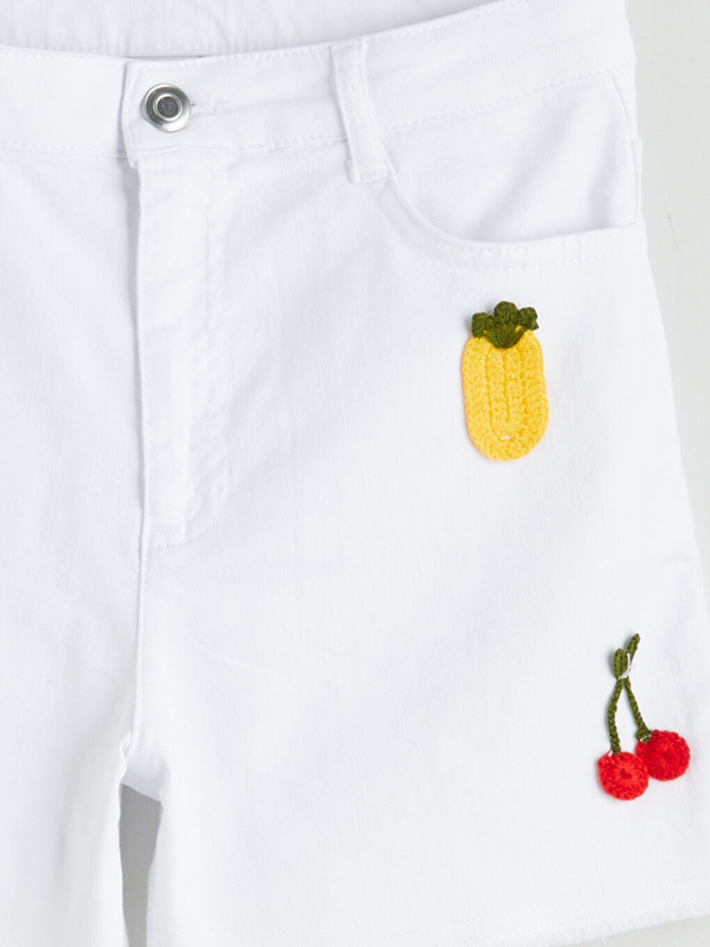 Girl WHITE Shorts -S5Q320Z4-Q6K
