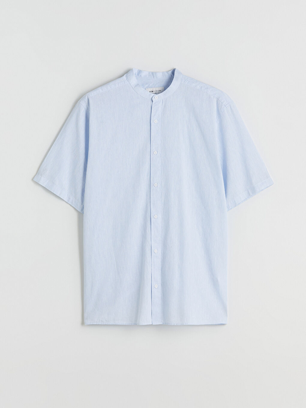 Mavi Regular Fit Hakim Yaka Keten Karışımlı Erkek Gömlek-4