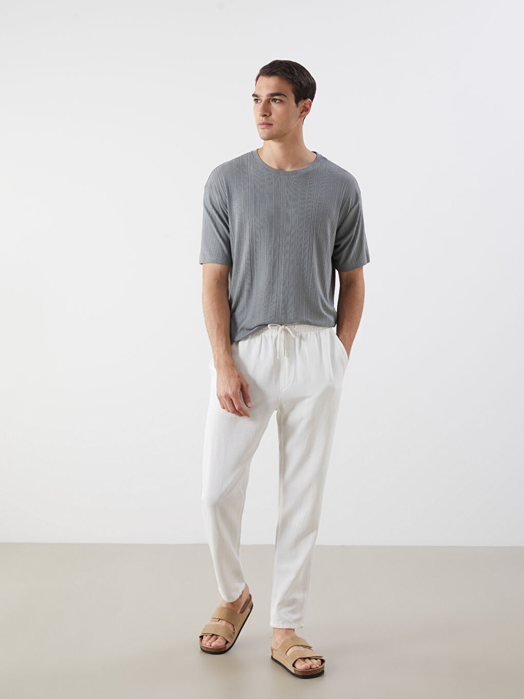 LCW Vision Crew Neck Men's T-Shirt -S5Q341Z8-GCS