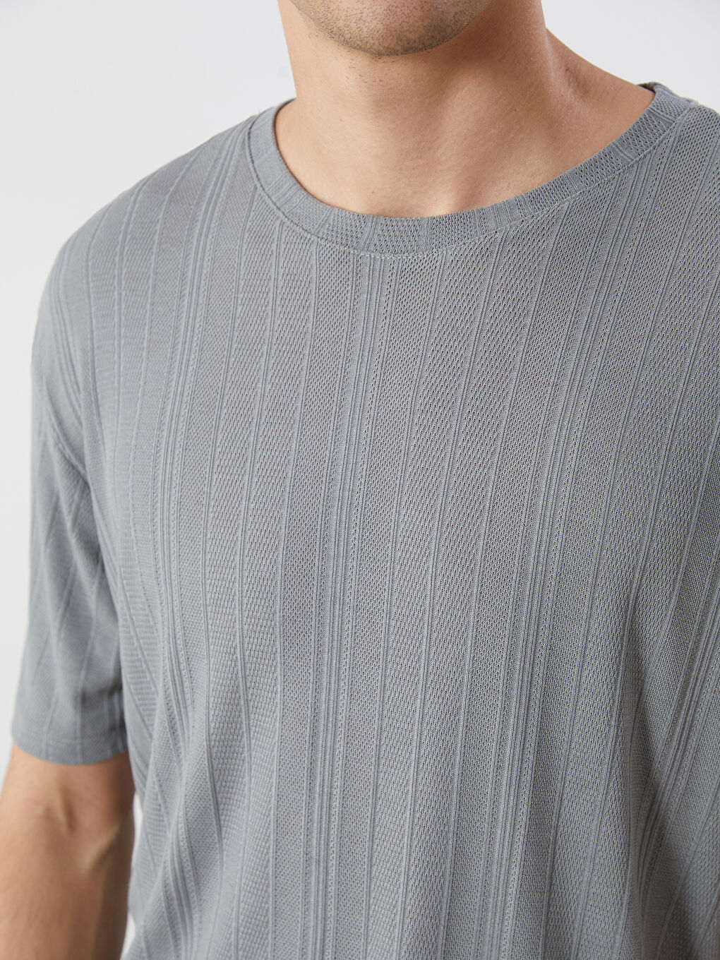 LCW Vision Crew Neck Men's T-Shirt -S5Q341Z8-GCS