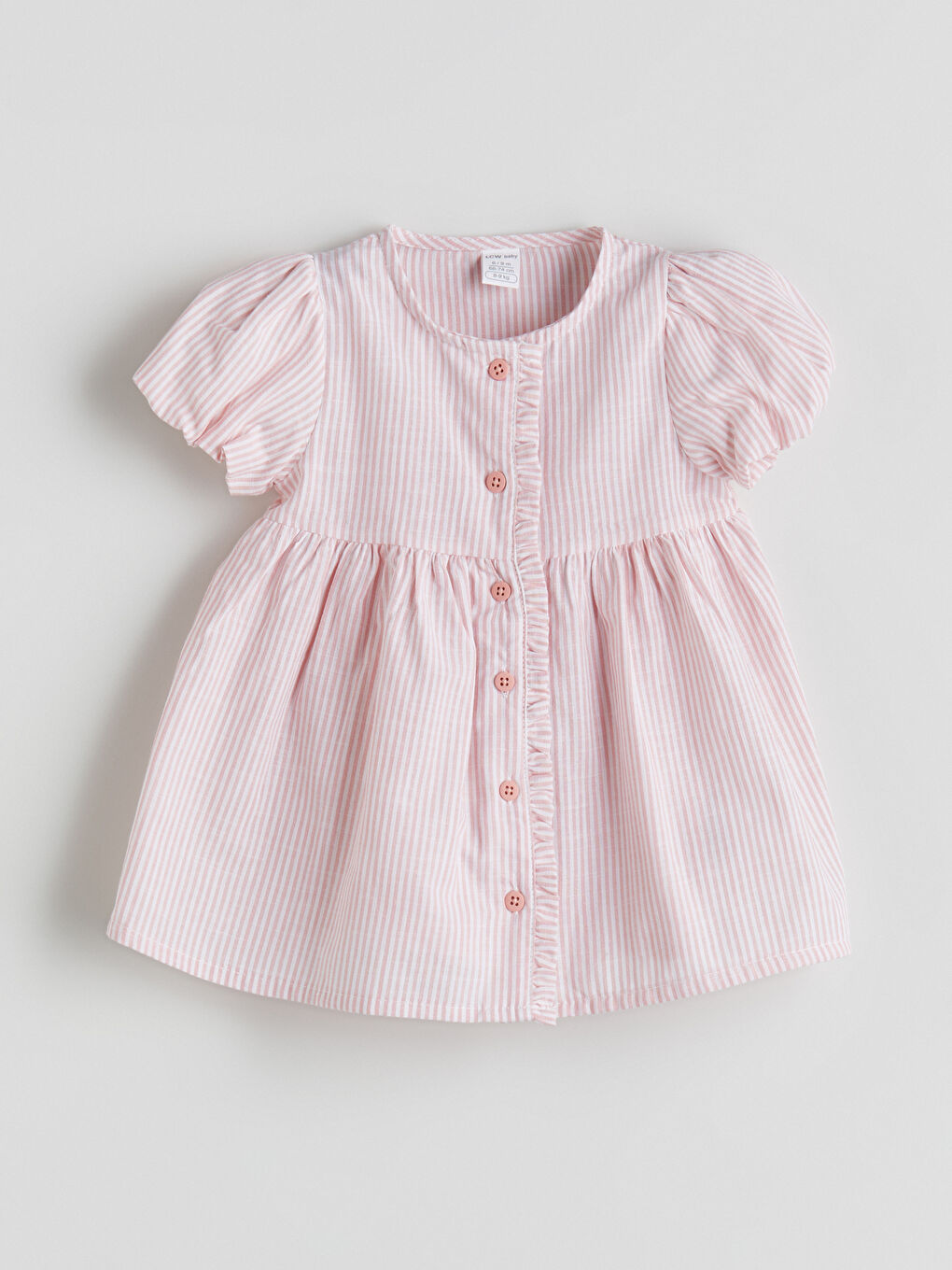 Striped Baby Girls' Twill Dress -S5Q350Z1-LHF