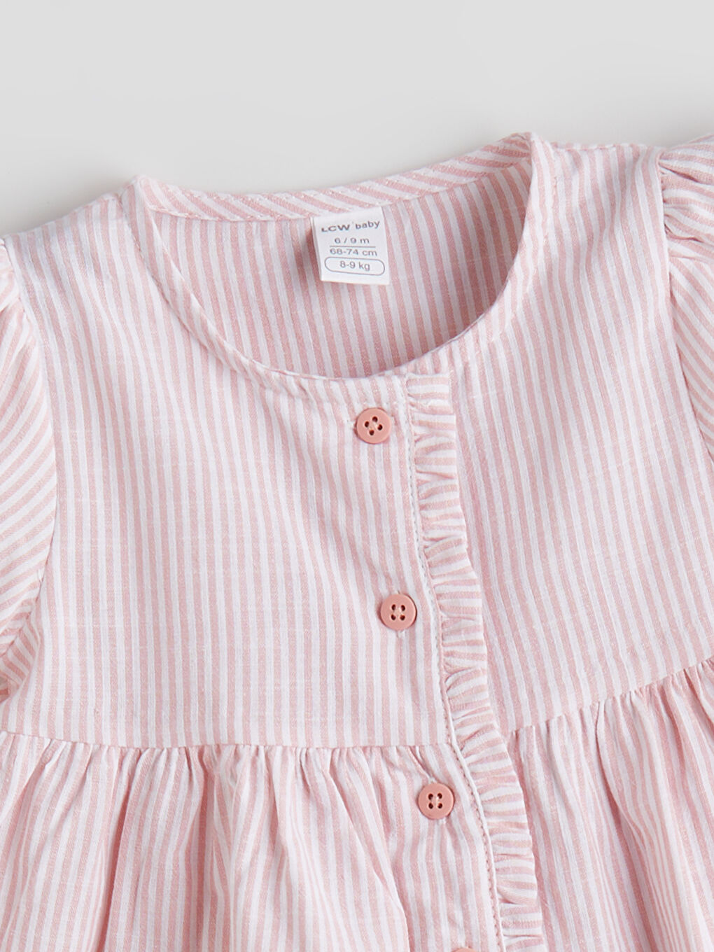 Striped Baby Girls' Twill Dress -S5Q350Z1-LHF