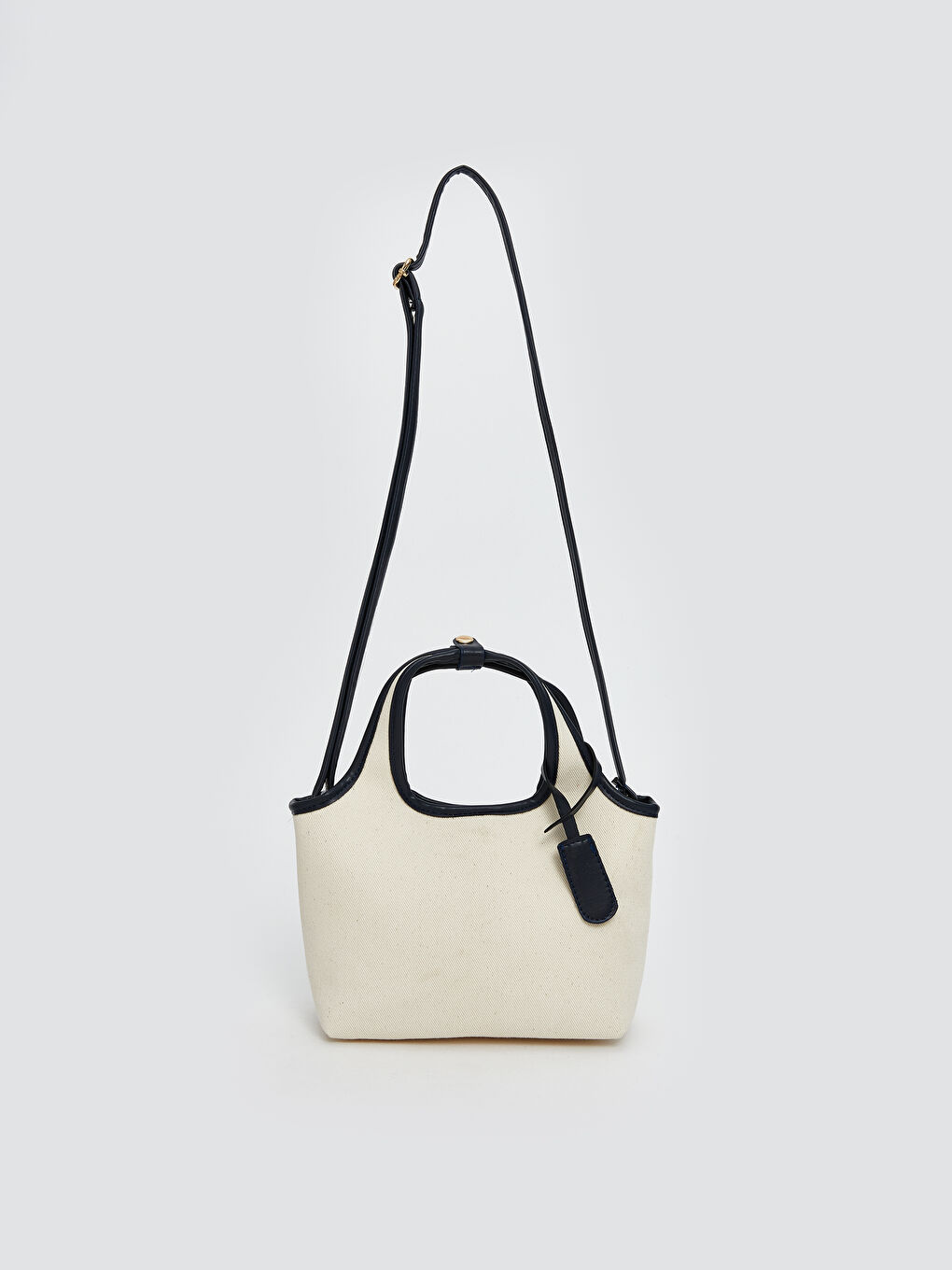 Bej Ayarlanabilir Askılı Kadın Omuz Çantası-2