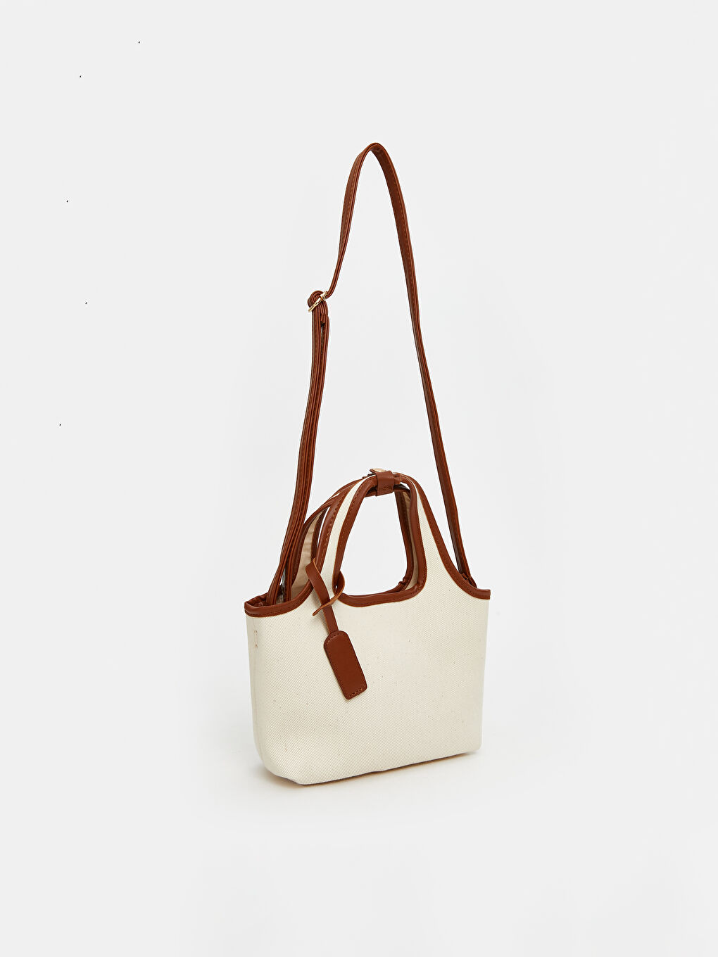 Bej Ayarlanabilir Askılı Kadın Omuz Çantası-1