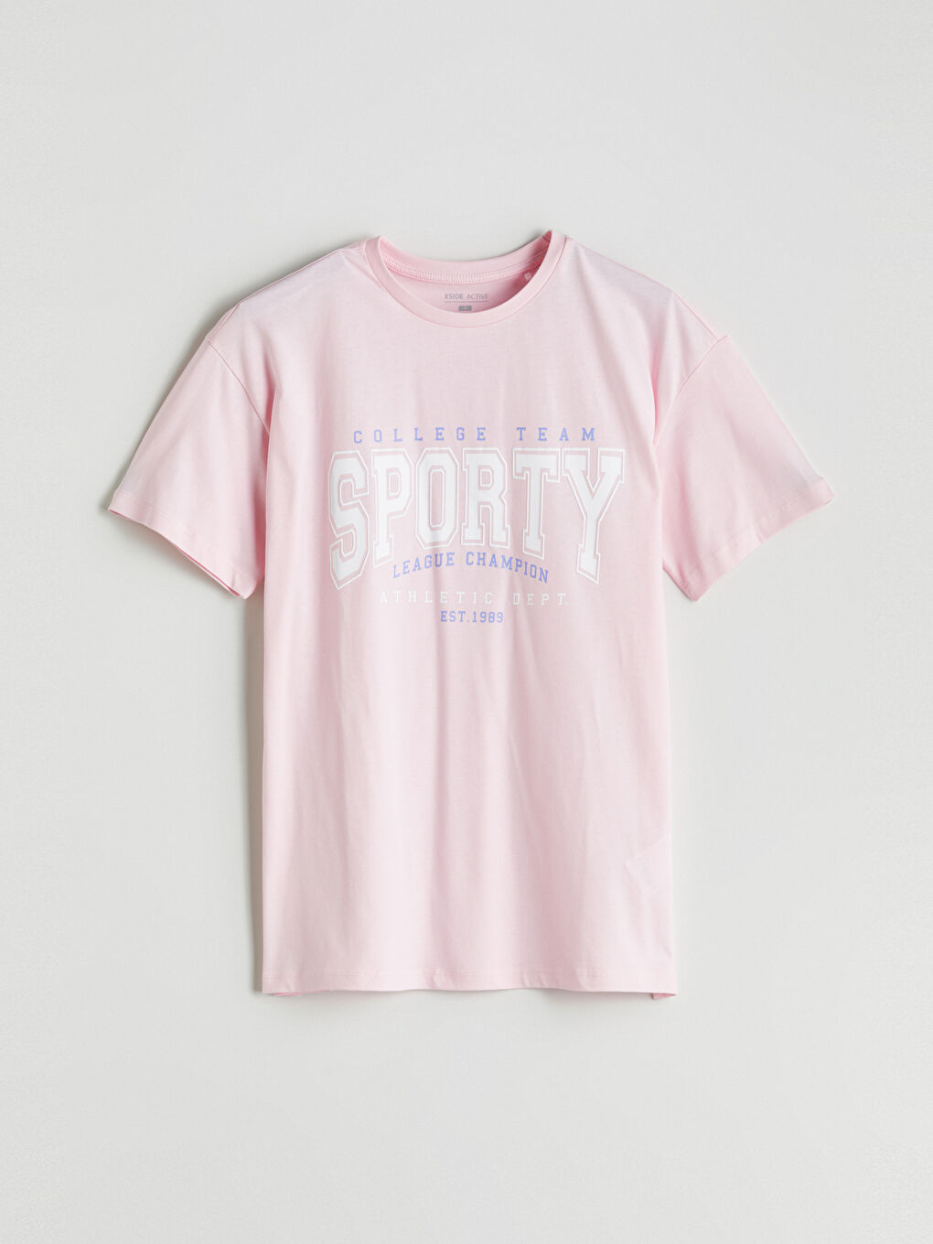 Crew Neck Printed Women's Sports T-Shirt -S5Q378Z8-CUK