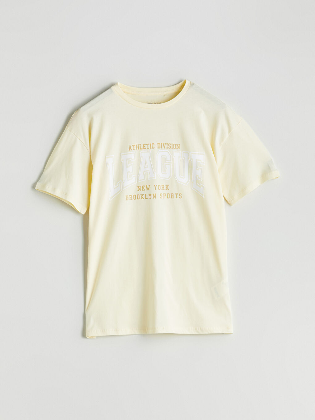 Crew Neck Printed Women's Sports T-Shirt -S5Q381Z8-D0F
