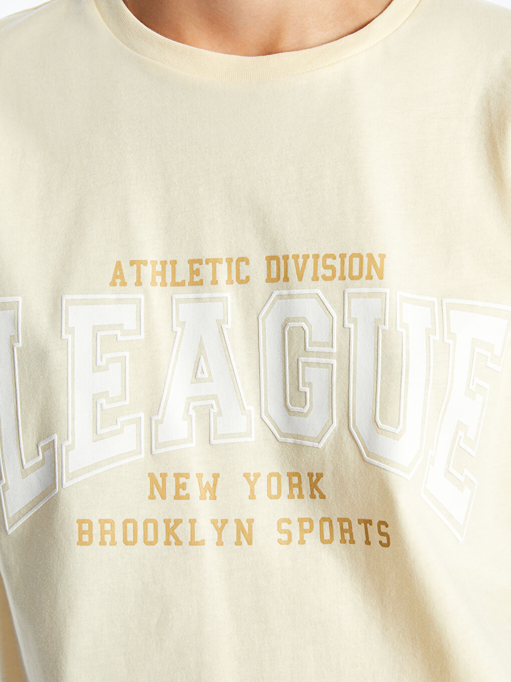Crew Neck Printed Women's Sports T-Shirt -S5Q381Z8-D0F