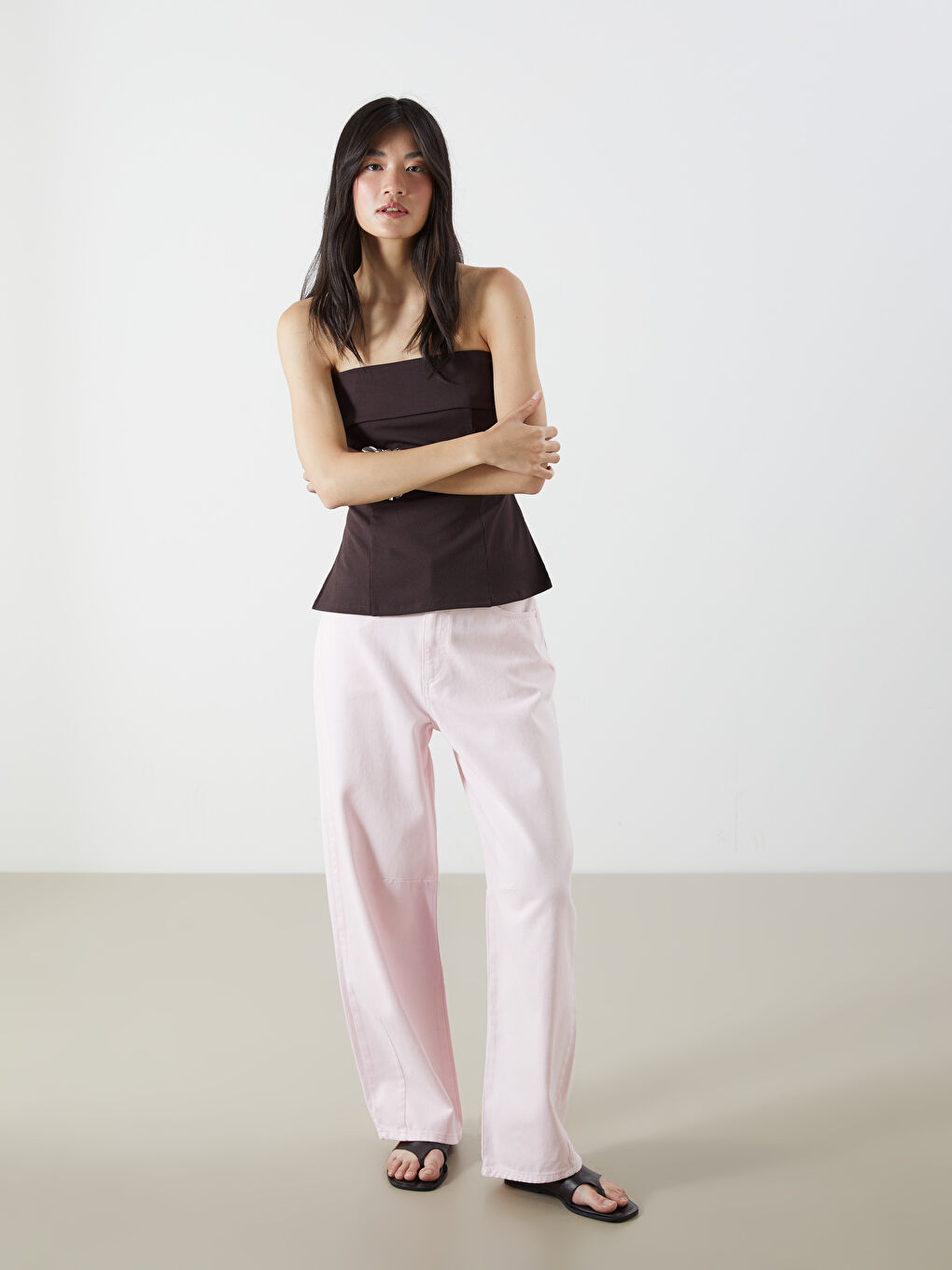 Baggy Fit Women's Jeans -S5Q391Z8-CUK