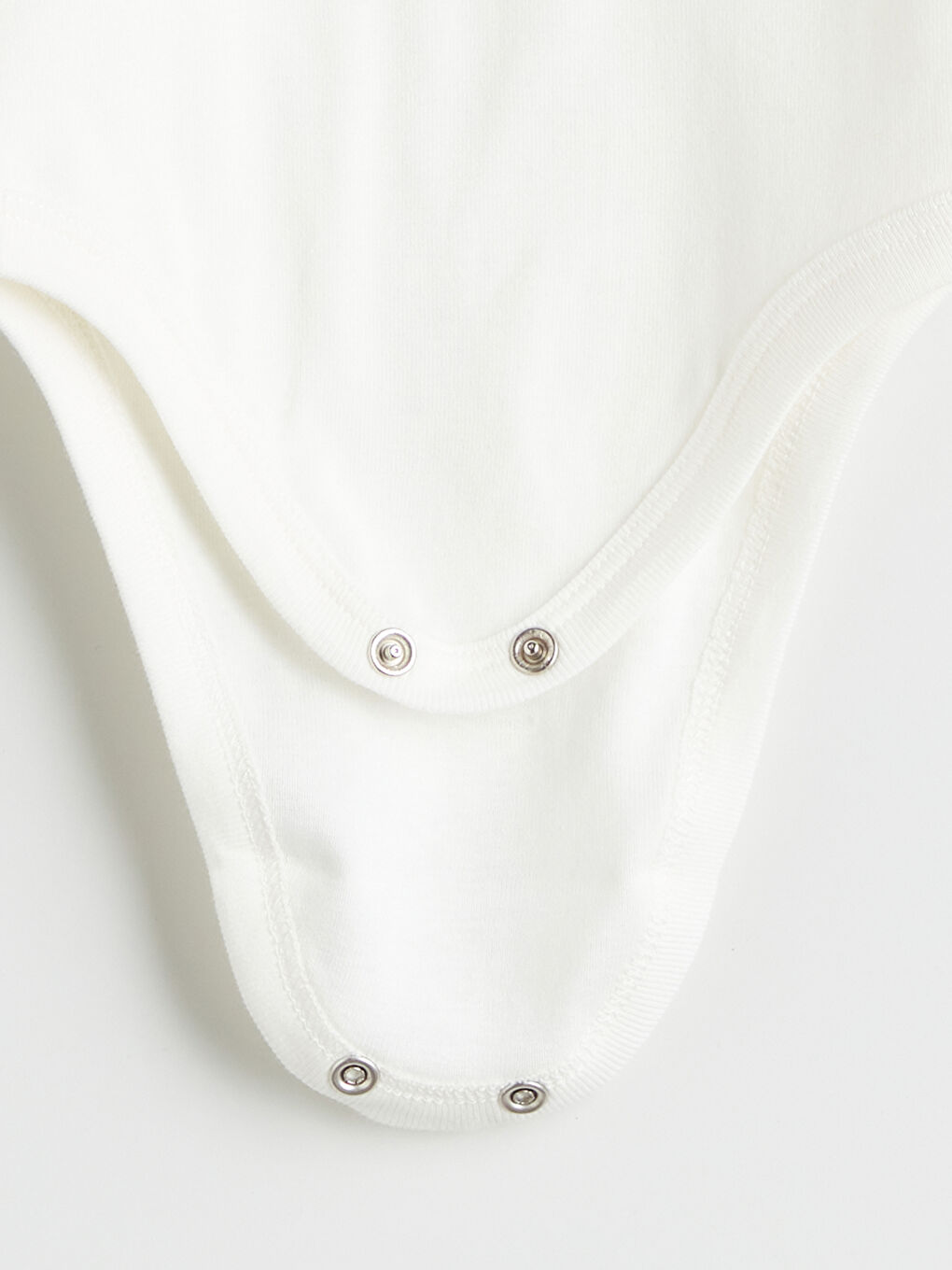 Ekru Minnie Mouse Baskılı Kız Bebek Çıtçıtlı Body-1