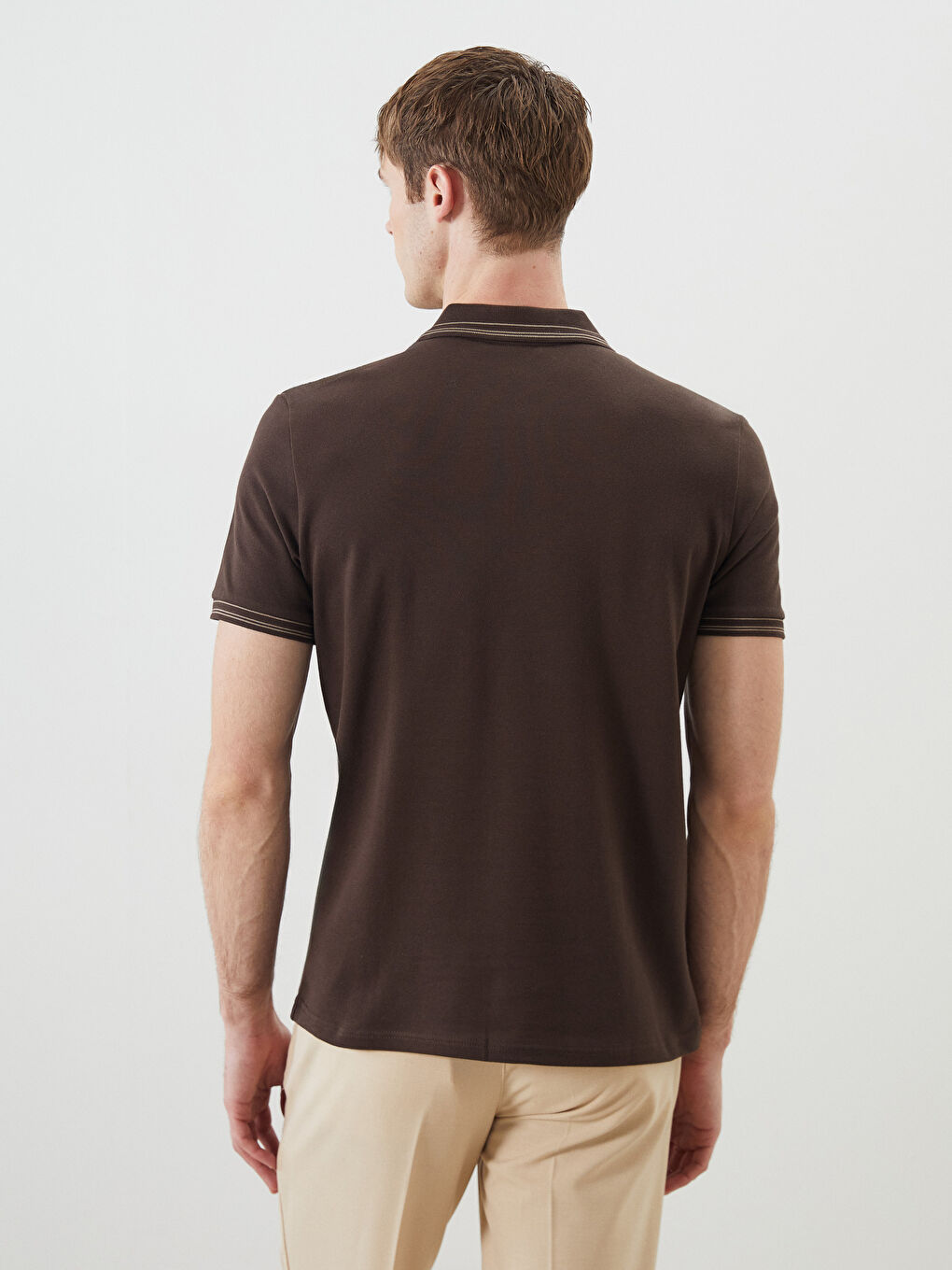 تیشێرت یه‌خه‌ی پۆڵۆ پیکێ بۆ پیاوان-3