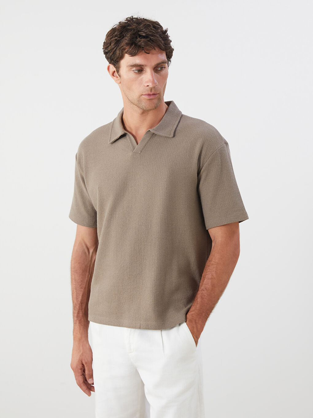 Men's Polo Neck T-Shirt