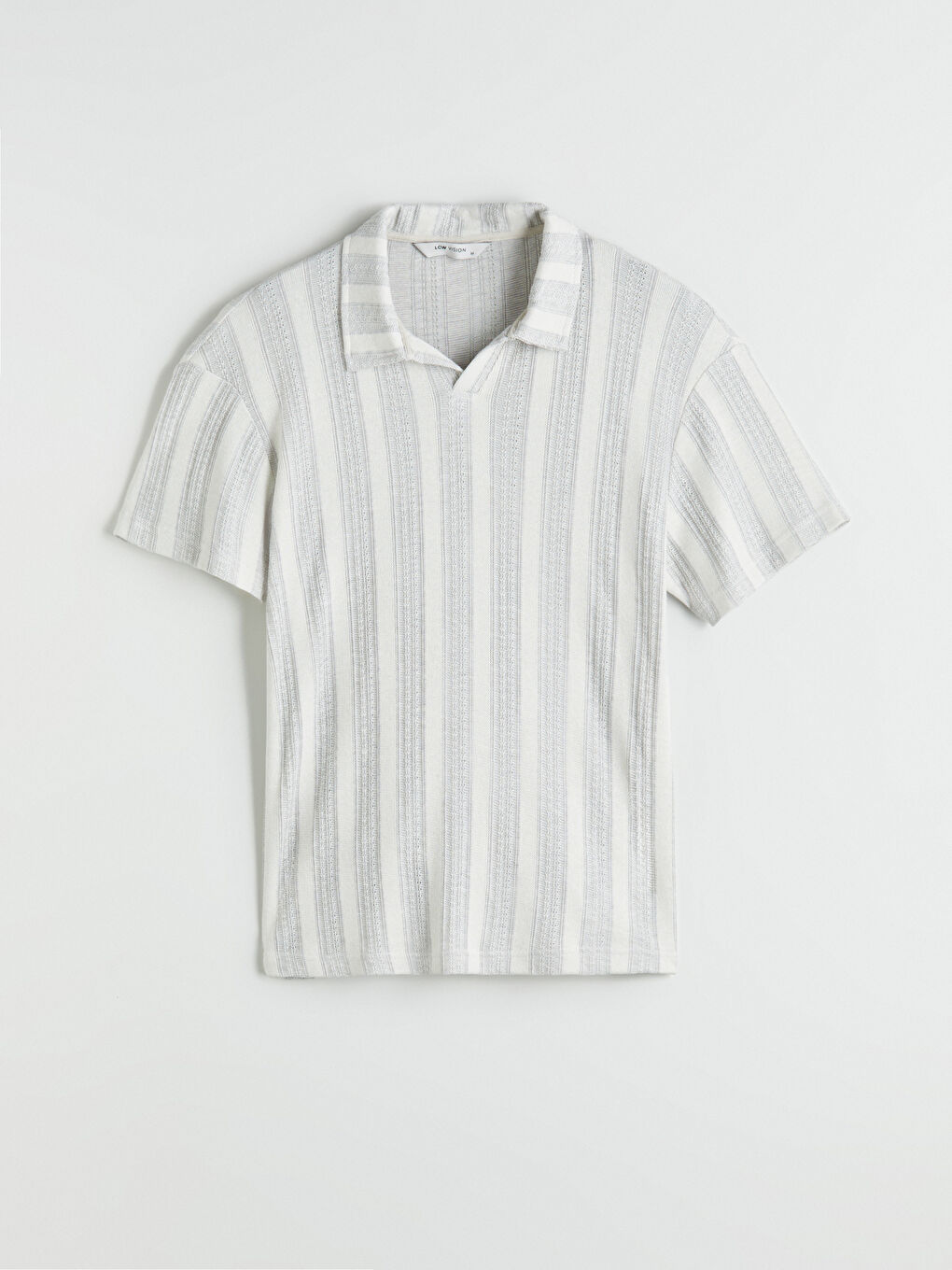 LCW Vision Polo Neck Striped Men's T-Shirt -S5Q407Z8-LFC