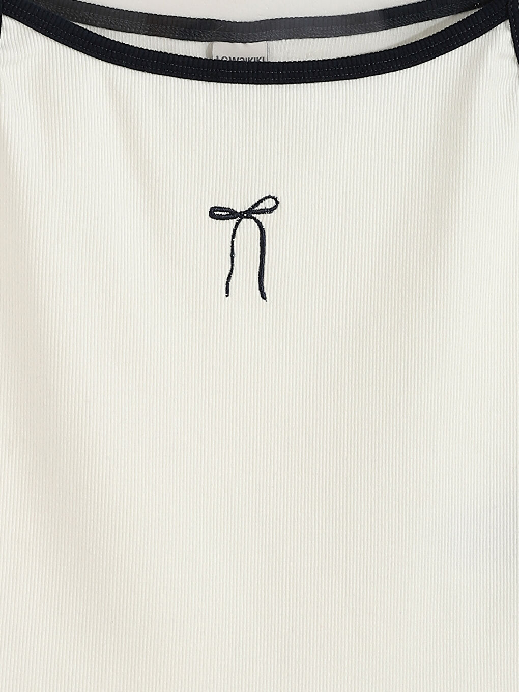 Square Neck Printed Girl's Crop Tank Top-3