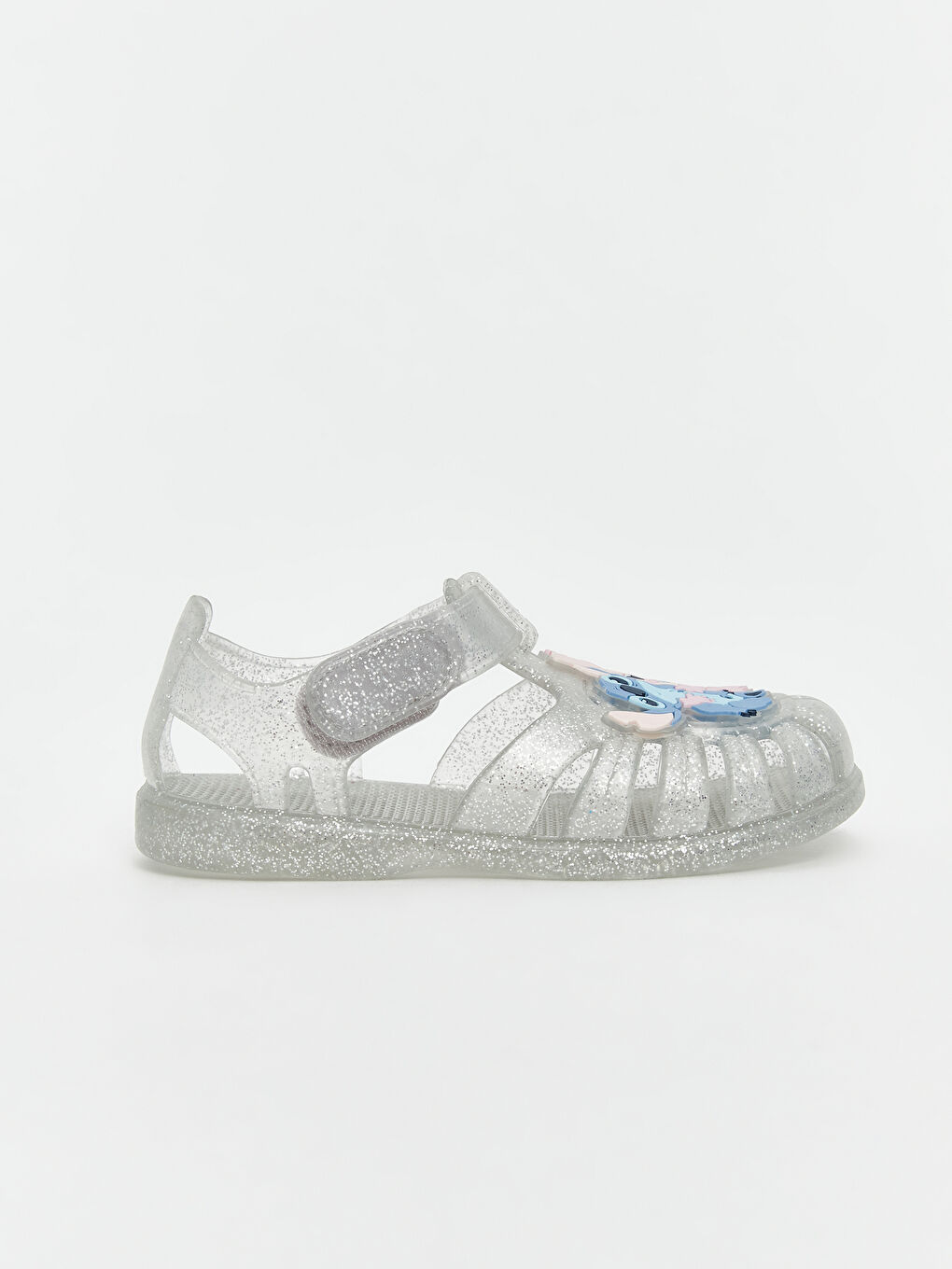 Renksiz Lilo ve Stitch Baskılı Kız Bebek Plaj Sandaleti-1