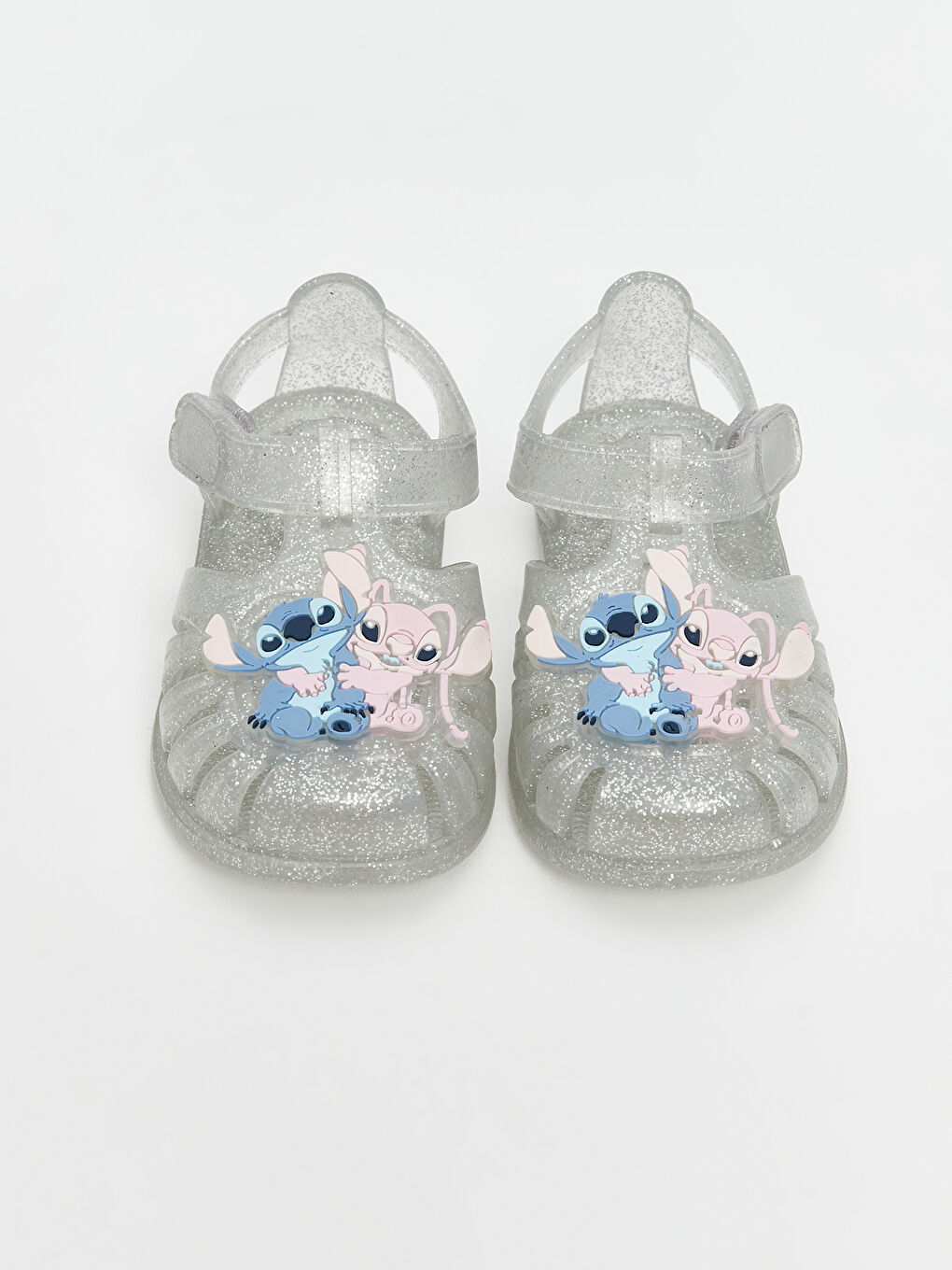 Renksiz Lilo ve Stitch Baskılı Kız Bebek Plaj Sandaleti-2